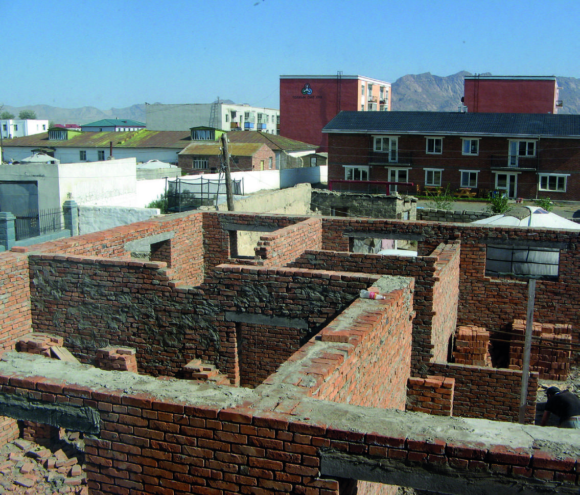 Early construction work