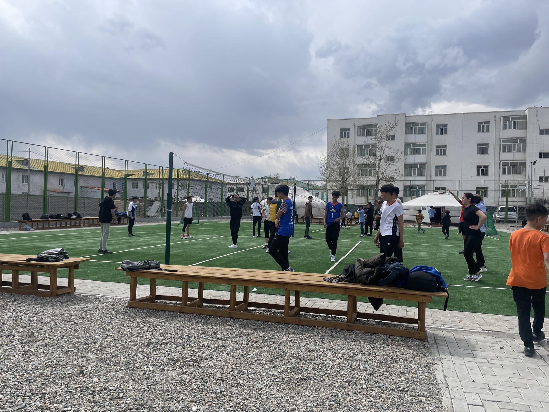 Volleyball court at GAP
